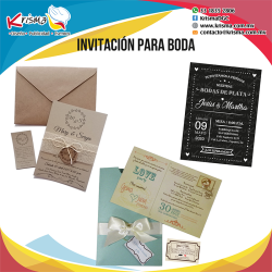 Invitaciones para Boda