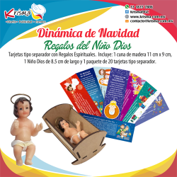Dinámica de Navidad regalos del Niño Dios.