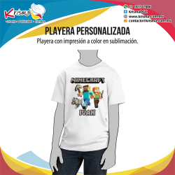 Playera Minecraft Creeper