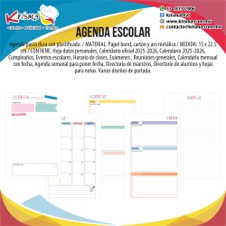 Agenda escolar alumnos Animales 1