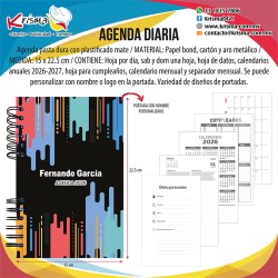Agenda Libreta Planner Paint