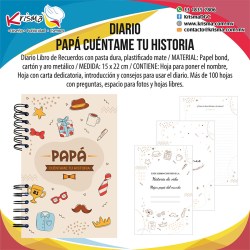 Libreta Diario de Mamá Cuéntame tu historia
