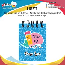 Libreta maestros Lapiz