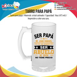 Tarro Abuelo Ser Papá es un honor