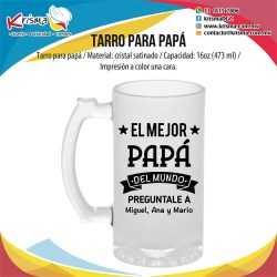 Tarro Papá El Mejor Papá