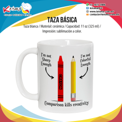 Taza Lápiz Crayón