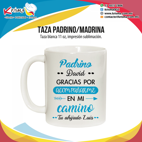 Taza Gracias Padrino 11oz