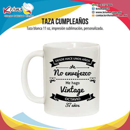 Taza básica Vintage