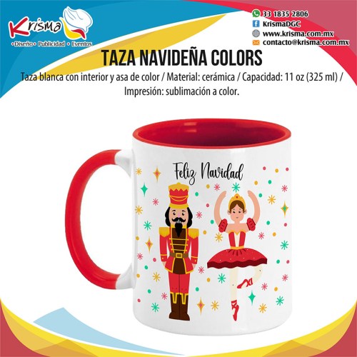 Taza Cascanueces roja