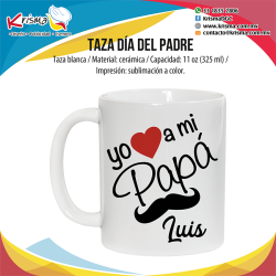 Taza básica 325 ml cerámica.
