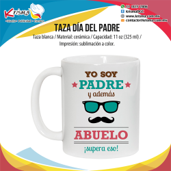 Taza Padre y Abuelo 11 oz