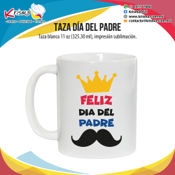 Taza Feliz Día del Padre 11 oz