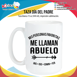 Taza Me llaman Abuelo 15oz