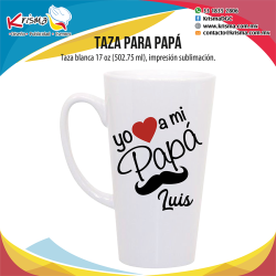 Taza Yo amo a mi Papá 17oz