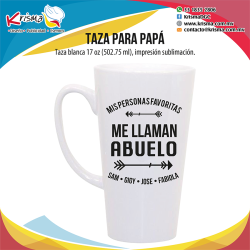 Taza Me llaman abuelo 17oz