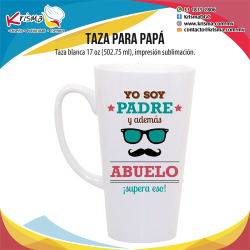 Taza Padre y Abuelo 17oz