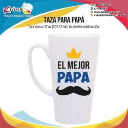 Taza El Mejor Papá 17oz