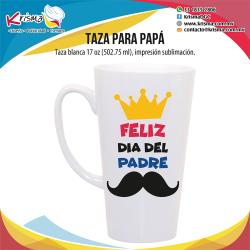 Taza Feliz Día del Padre 17oz