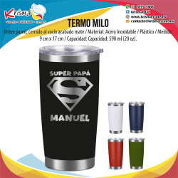 Termo Milo Súper Papá