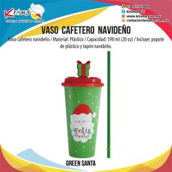 Vaso cafetero Green Santa